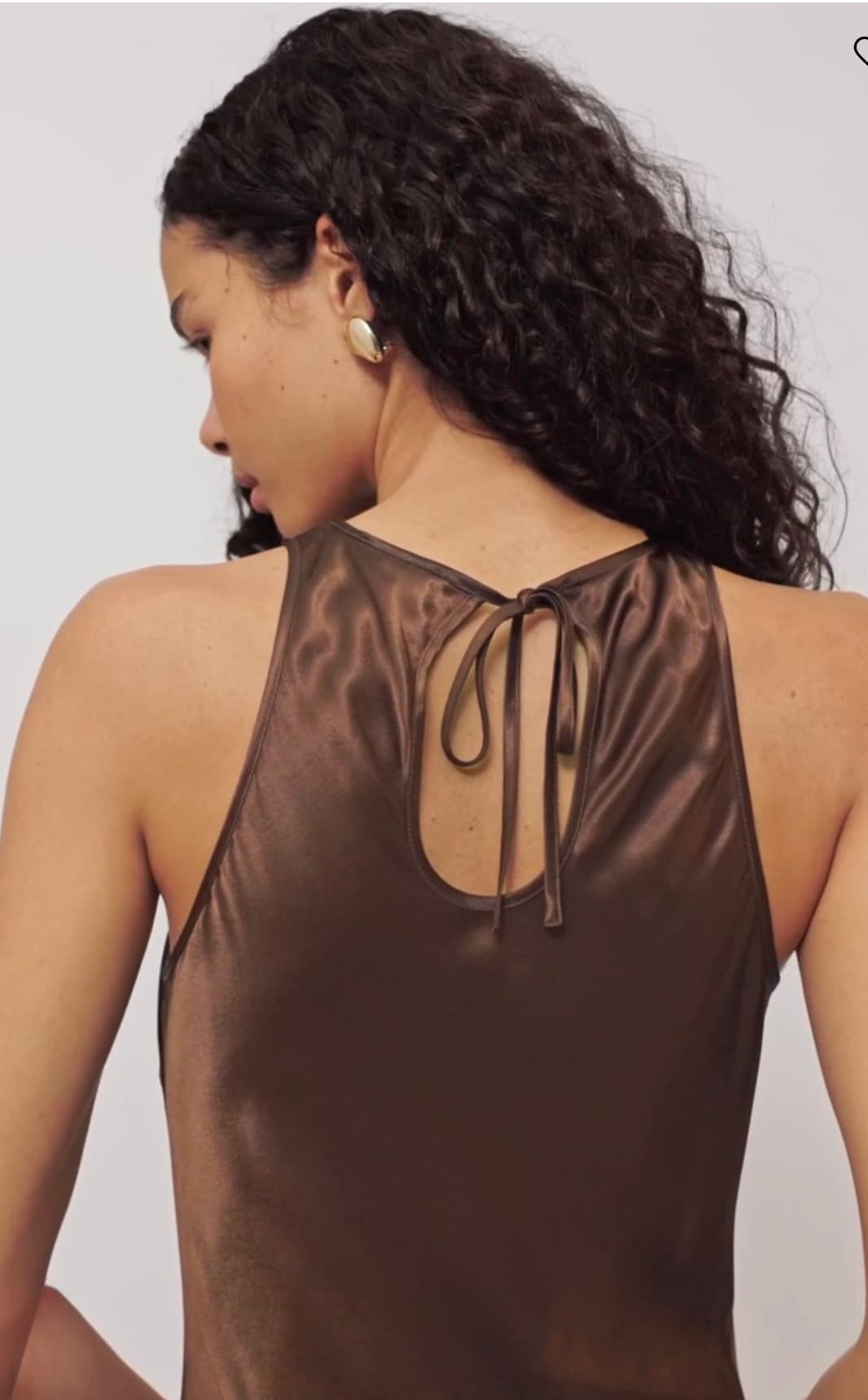 SATIN DRESS — alternate view