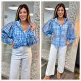 LIGHT WEIGHT PLAID SHIRT