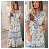 MAXI DRESS TIERED BOTTOM