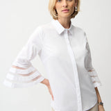 White Nylon Blouse