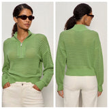 Quarter Zip Sweater