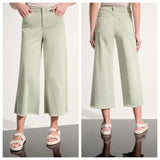 Featherweight Wide Leg Crop Jean