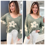 Floral Sweater