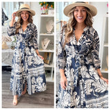 Floral Wrap Dress