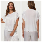 SATIN TEE