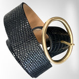 SNAKE SKIN BELT