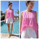 SLEEVLESS TOP